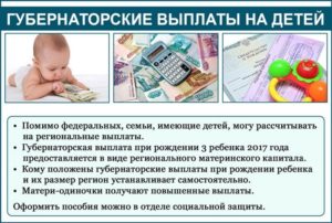 Губернаторские выплаты при рождении ребенка в новосибирске