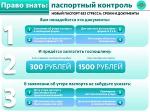 Сколько штраф за потерю паспорта 2020 в россии