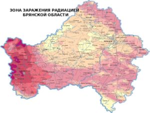 Курская область чернобыльская зона список населенных пунктов 2020