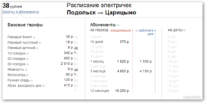 Сколько стоит проездной на электричку на месяц по рабочим дням