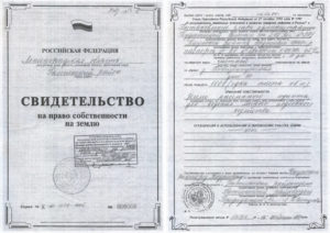 Как выглядит свидетельство на право собственности на дом и землю в 2020 году