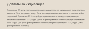 Доплата за очника 2020г пенсионерам родителям