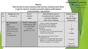 Нормы выдачи спецодежды 2020 по профессиям автомобильный транспорт