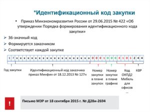 Идентификационный код закупки по 223 фз на 2020 год где взять