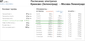 Сколько стоит проездной на электричку на месяц по рабочим дням