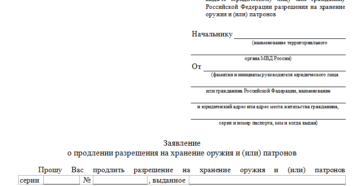 Заявление на продление разрешения на оружие бланк 2020 Заявление на продление разрешения на оружие бланк 2020